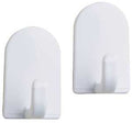 HOOK SELF ADH MINI PLASTIC WHT