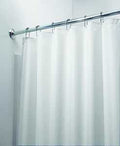 SHOWER CURTAIN-LINER WHT POLY 