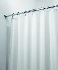 SHOWER CURTAIN-LINER WHT POLY 