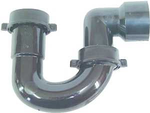 SINK TRP BLK 1-1/2X1-1/4X1-1/2