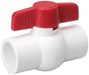 BALL VALVE PVC 1/2SOLV        
