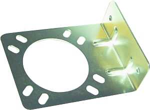 BLOCK MNTG STL ZN PLTD RV 7WAY