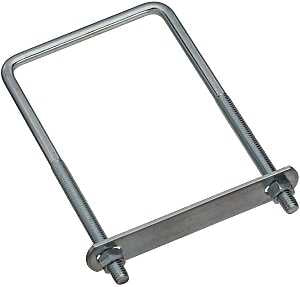 BOLT U SQUARE 3/8X4X7IN ZINC  