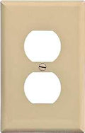 WALL PLATE MID-SIZ 1GANG IVORY