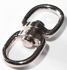 SWIVEL DBL ROUND EYE NIC 5/8  