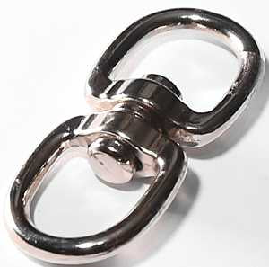 SWIVEL DBL ROUND EYE NIC 3/4  