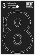 NUMBER HOUSE 8 3IN  VINYL BLK 