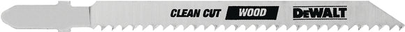 DEWALT DW3760-5 Jig Saw Blade, 1/4 in W, 10 TPI