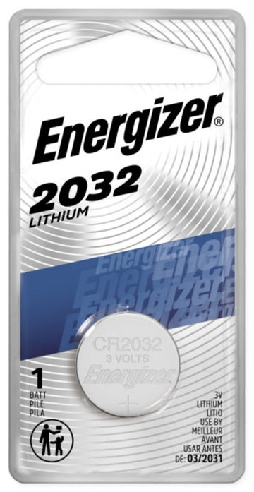 Energizer ECR2032BP Coin Cell Battery, 3 V Battery, 235 mAh, CR2032 Battery, Lithium, Manganese Dioxide
