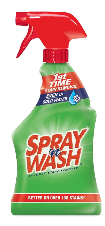 Spray 'n Wash 6233800230 Laundry Stain Remover, 22 oz Bottle, Liquid, Citrus, White