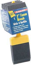 BRUSH FOAM WITH 4 REFILLS 2IN 