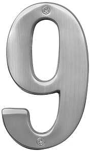 NUMBER HOUSE 9 SB 5IN SAT NKL 