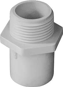 ADAPTER MALE PVC MIPXSLP 1X3/4