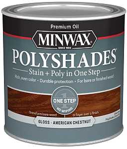 STAIN FNSH WD GLO CHSTNT 1/2PT