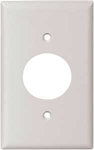 WALL PLATE 1G1RD OUTLT STD WHT