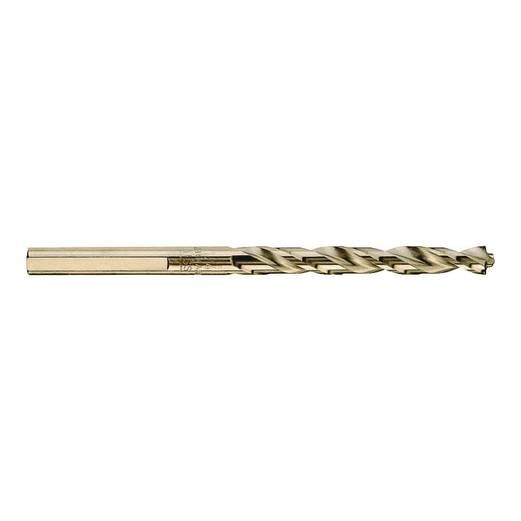 DEWALT DW1919 Drill Bit, 19/64 in Dia, 4.38 in OAL, Spiral Flute, 3-Flat Shank