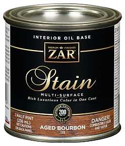 STAIN WOOD OIL AGED BRBN 1/2PT