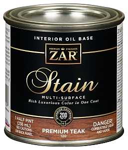 STAIN WOOD OIL PREM TEAK 1/2PT