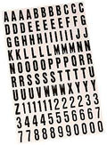 NUMBER/LETTER 1IN BLK/WHITE   