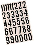 NUMBER/LETTER 2IN VNYL BLK    