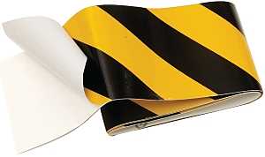 TAPE SAFETY REFLECT BLK/SLVR  