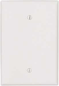 WALL PLATE 1GNG BLANK JUMB WHT