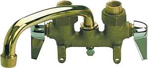 LAUNDRY TRAY FAUCET 2-HNDL BRS