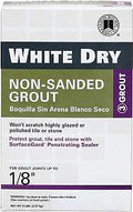 GROUT NONSANDED DRY WHITE 5LB 
