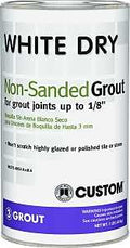 GROUT NONSANDED DRY WHITE 1LB 
