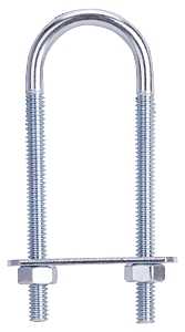 BOLT U STEEL 1/4X1-1/8X3.5 ZN 