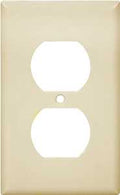 WALL PLATE 1GANG DPLX 10PK    
