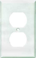 WALL PLATE 1GNG DPLX RECPT WHT