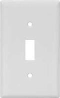 WALL PLATE 1 GNG TGL NYLON WHT