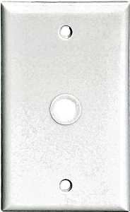WALL PLATE TV/COAXIAL 1G WHITE