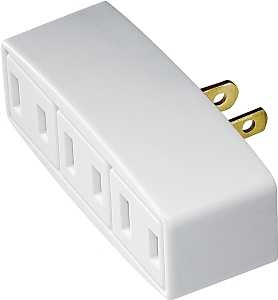 TAP 3OUTLET POLARIZED2P/3W WHT
