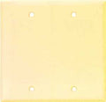 WALL PLATE 2 GANG BLANK STD IV