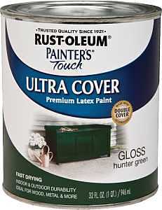 PAINT ACRY GLO HUNTER GREEN QT