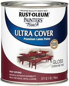 PAINT ACRY GLO COLONIAL RED QT