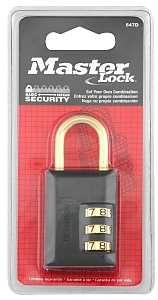 PADLOCK COMBO LUG BLK 1-3/16IN