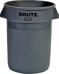 CONTAINER ROUND GRAY 32 GAL   