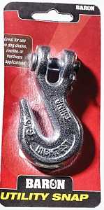 GRAB HOOK CLEVIS GALV 1/4     