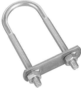 BOLT U W/NUT 1/4X1-1/8X3.5    