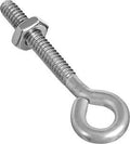 EYE BOLT W/NUT 3/16X2IN SS    