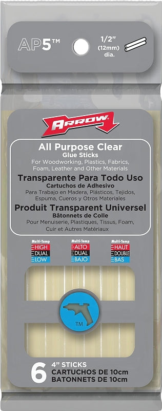 Arrow AP5 Glue Stick, Ester, Clear