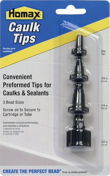 Homax 2406 Caulk Tip, 1/8 in