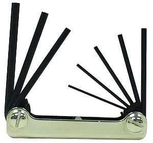 KEY HEX SET 8PC SAE SM FOLD-UP