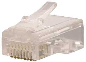 PLUG ELEC MODULAR CAT5 8POS   