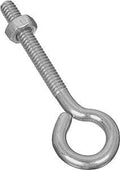 EYE BOLT W/NUT 1/4X3IN ZINC   