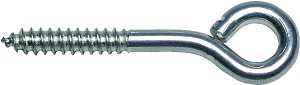 BOLT LAG EYE 1/4X3-3/4IN ZINC 