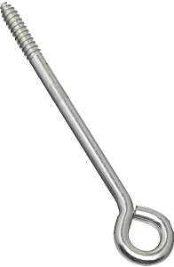 BOLT LAG EYE 3/8X8IN ZINC     